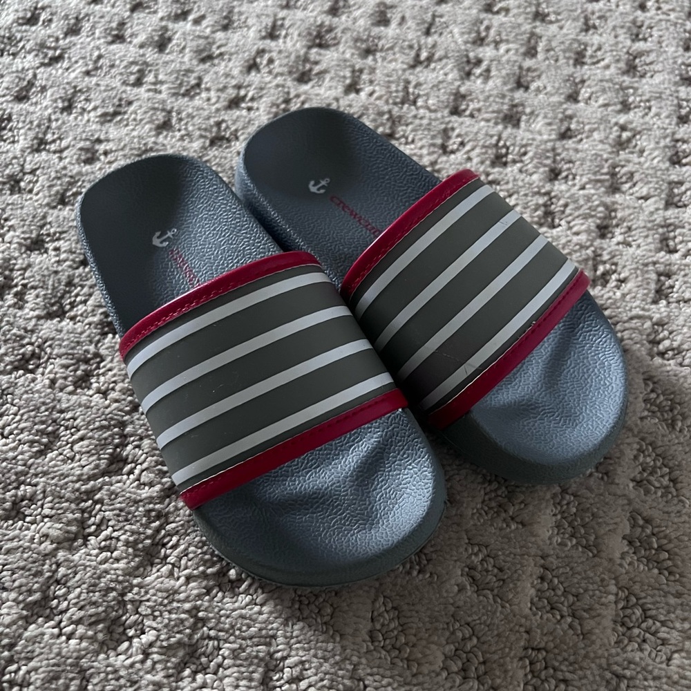 J Crew Crewcuts Toddler Slides Size 9